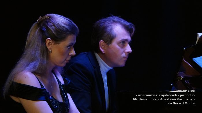 DSC03301- 2024 10 17 kamermuziek azijnfabriek - pianoduo Matthieu Idmtal - Anastasia Kozhushko - 17okt2024 -  foto GerardMontE web